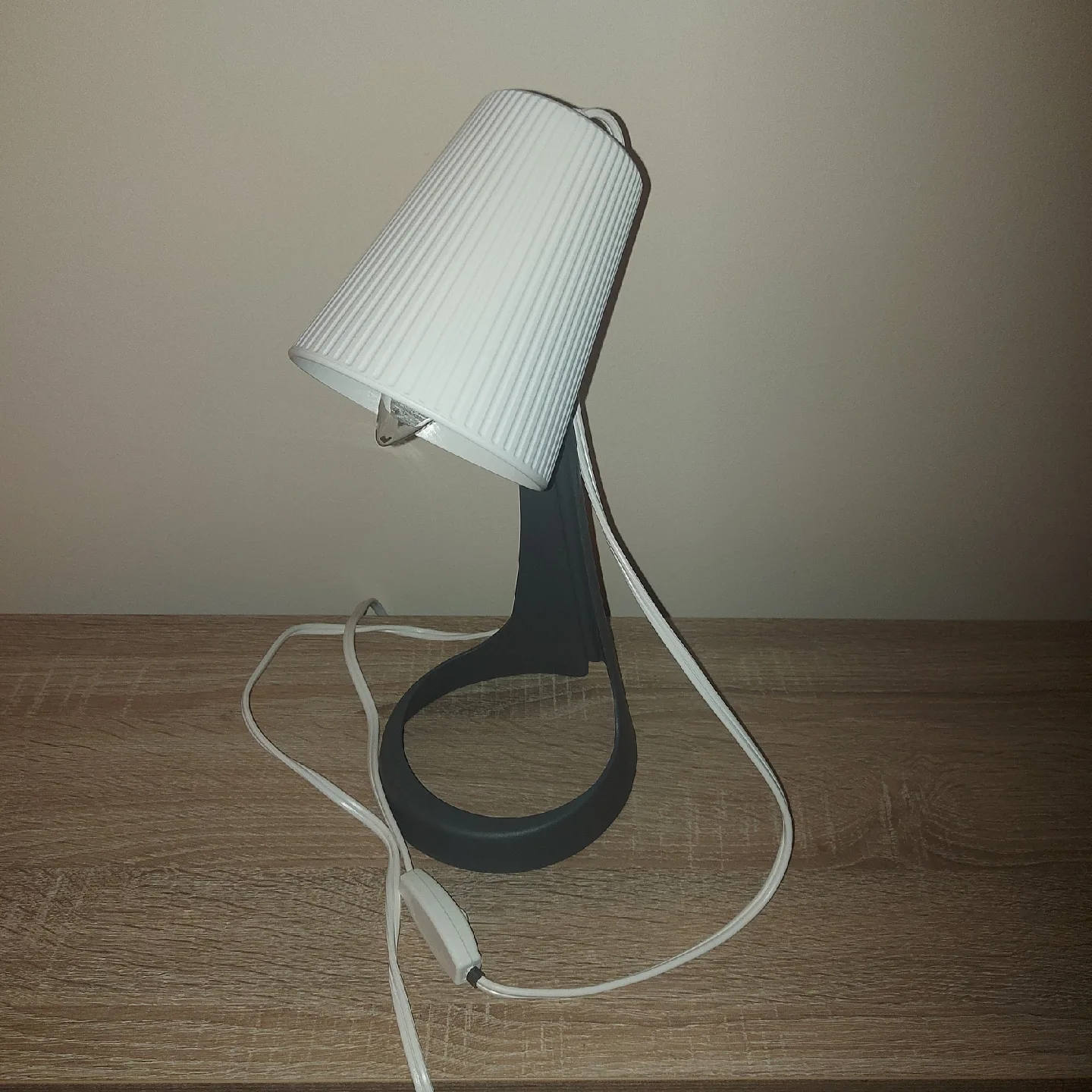 Desk Lamp like new, a long wire with a light bulb thumbnail