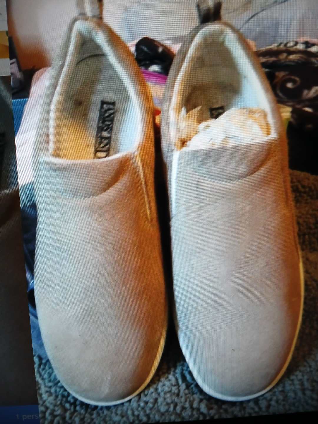 Lands' End Slip-On Shoes. rubber sole. New and unworn.