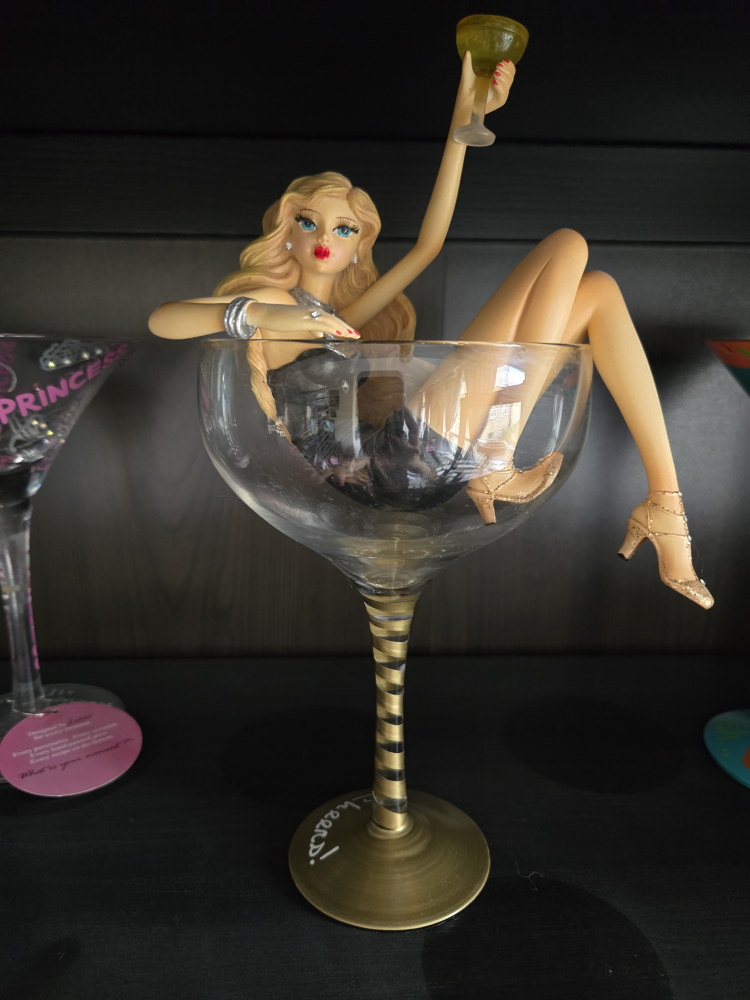 Lolita Martini Glass Figurine