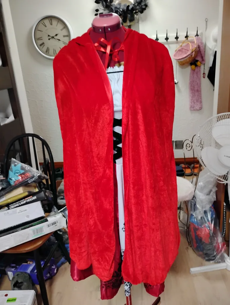 Red Riding Hood Costume - Dress & Cape image indicator(2)