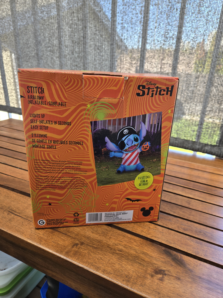Brand new stitch halloween inflatable decoration - photo 3