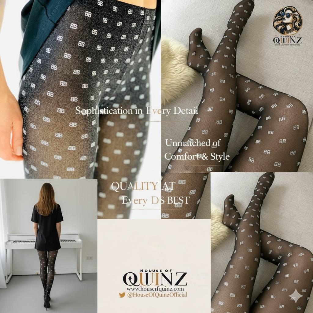House of Quinz Patterned BB stocking Brand - photo 2