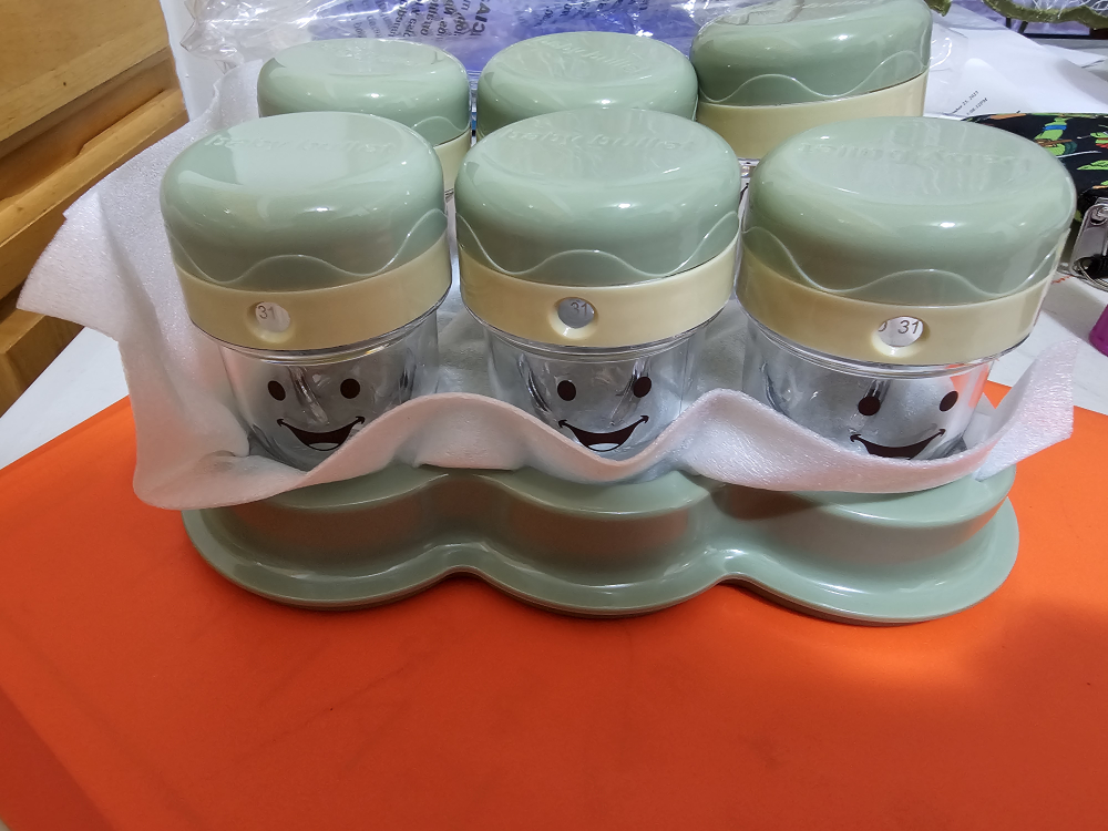 Baby Bullet Storage Cups with Tray