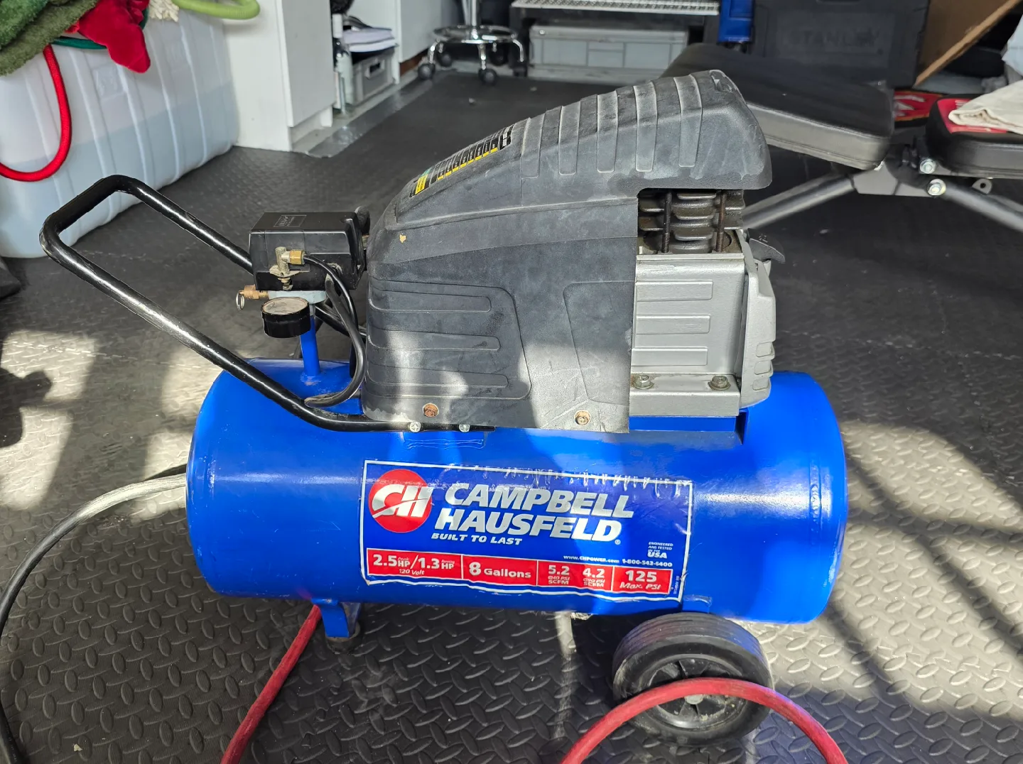 Campbell Hausfeld Air Compressor - 8 Gallon