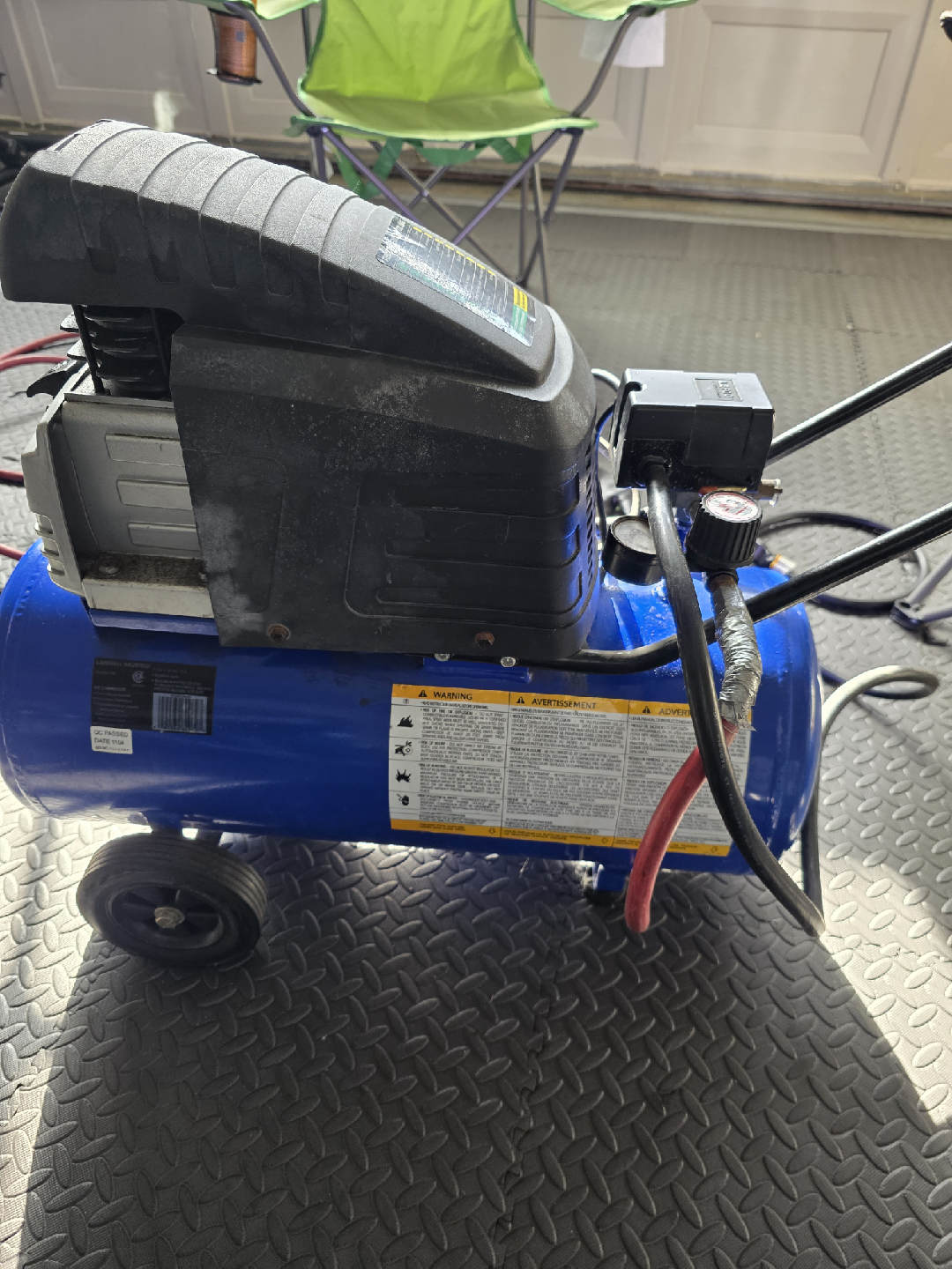 Campbell Hausfeld Air Compressor - 8 Gallon - photo 2