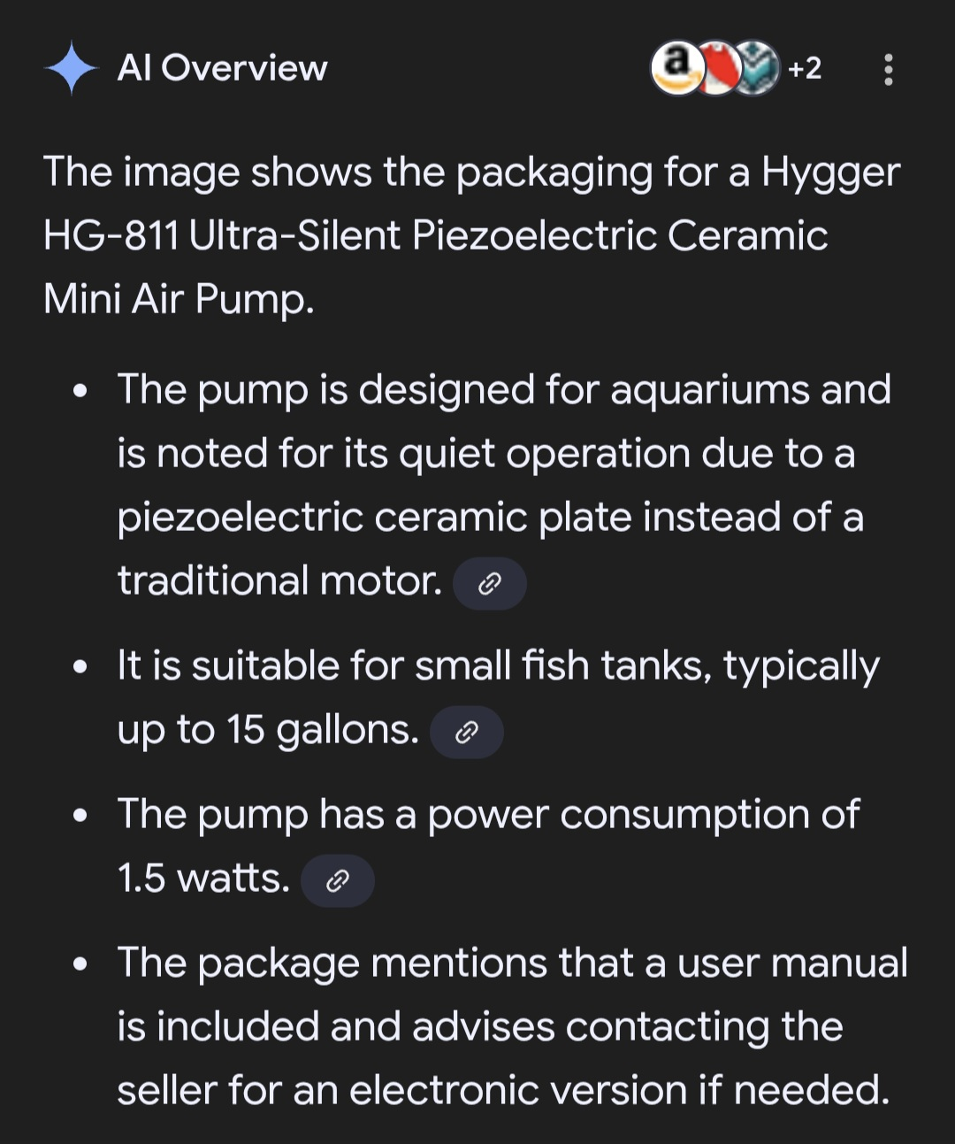 Hygger HG-811 Ultra-Silent Mini Air Pump (New) - photo 3