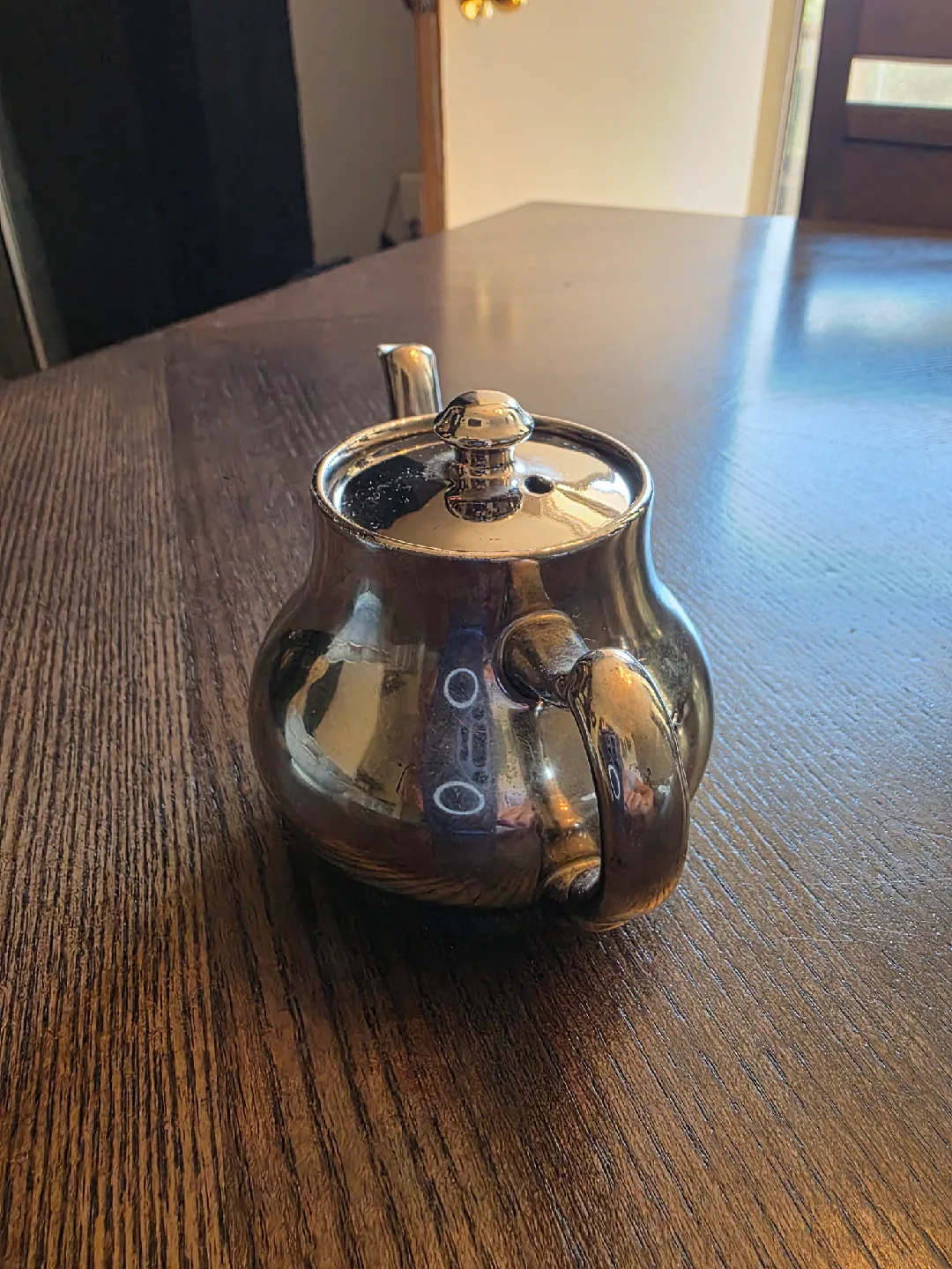 Small Vintage Pottery Teapot England image indicator(2)