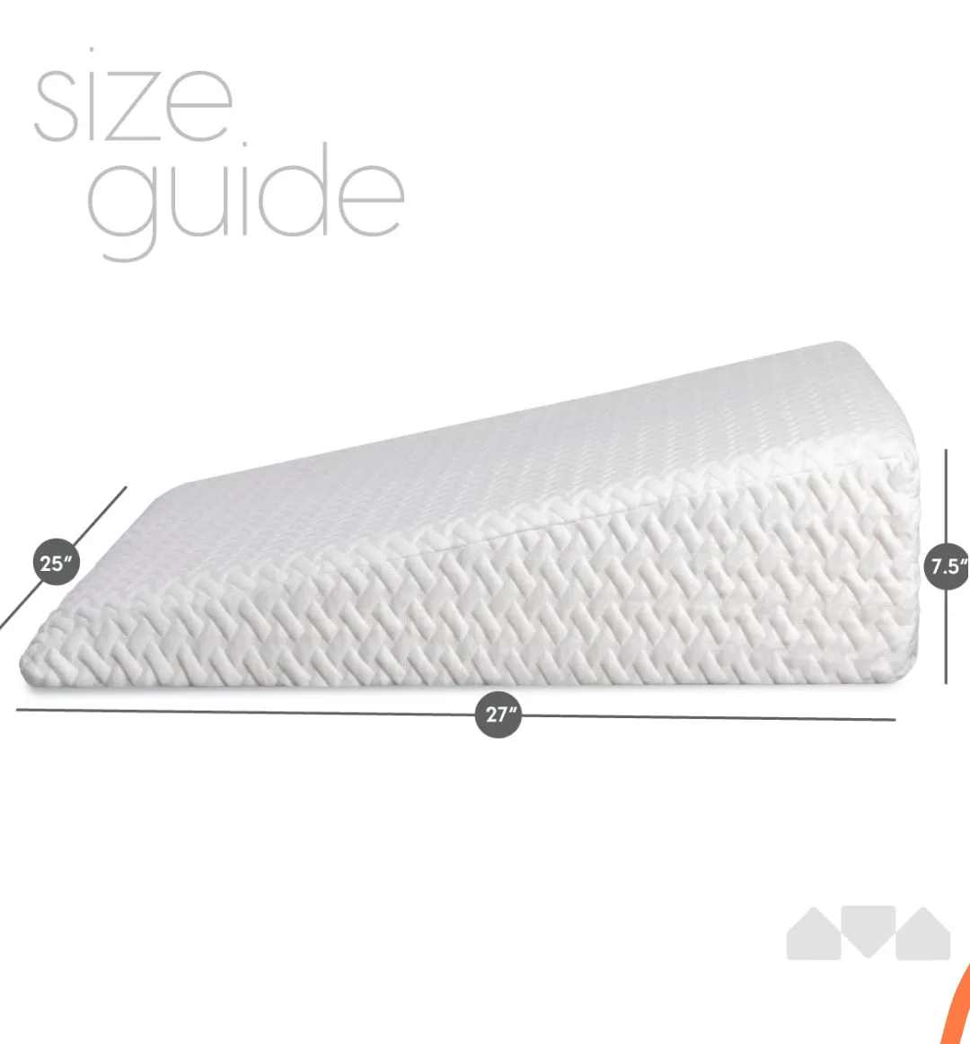Milliard Bed Wedge Pillow - White image indicator(7)
