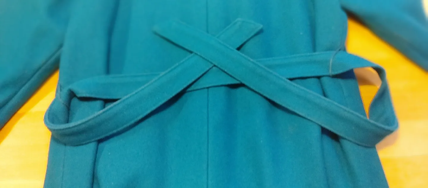 Vintage Niccolini Teal Wool Coat image indicator(8)