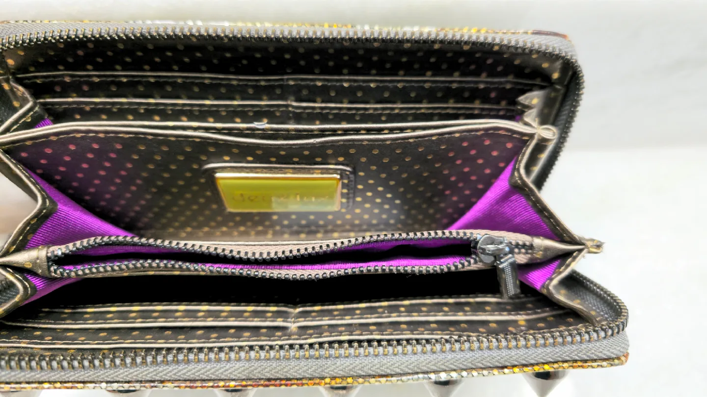 Deux Lux Silver Glitter Wallet image indicator(6)