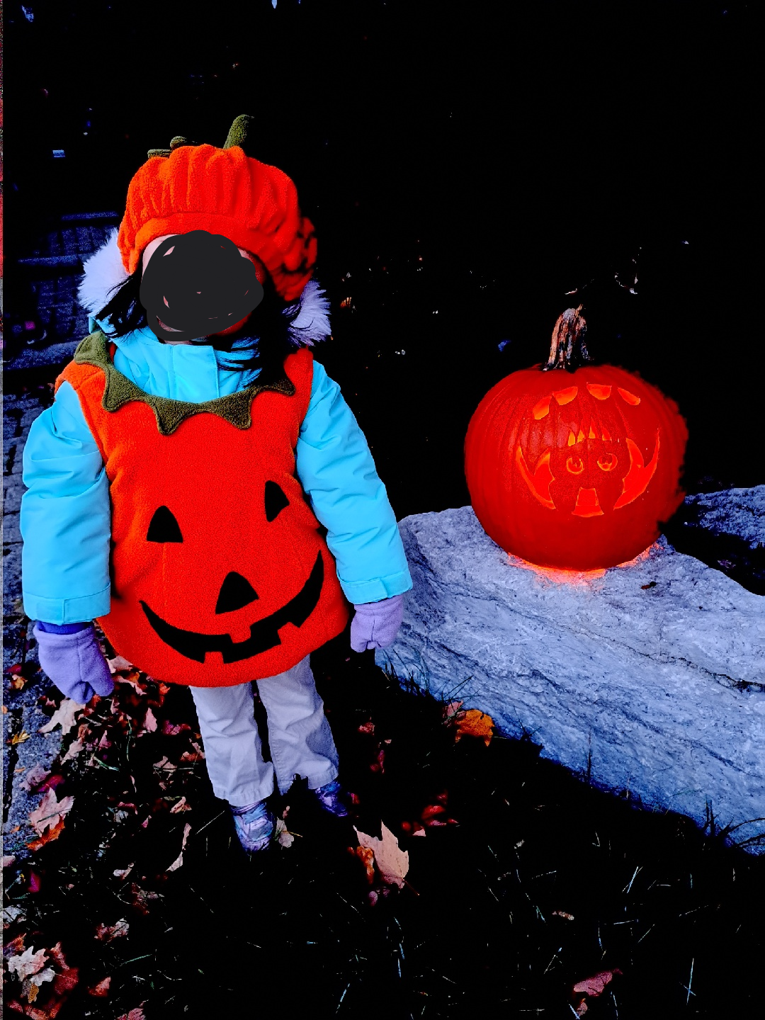 Pumpkin Costume with Hat