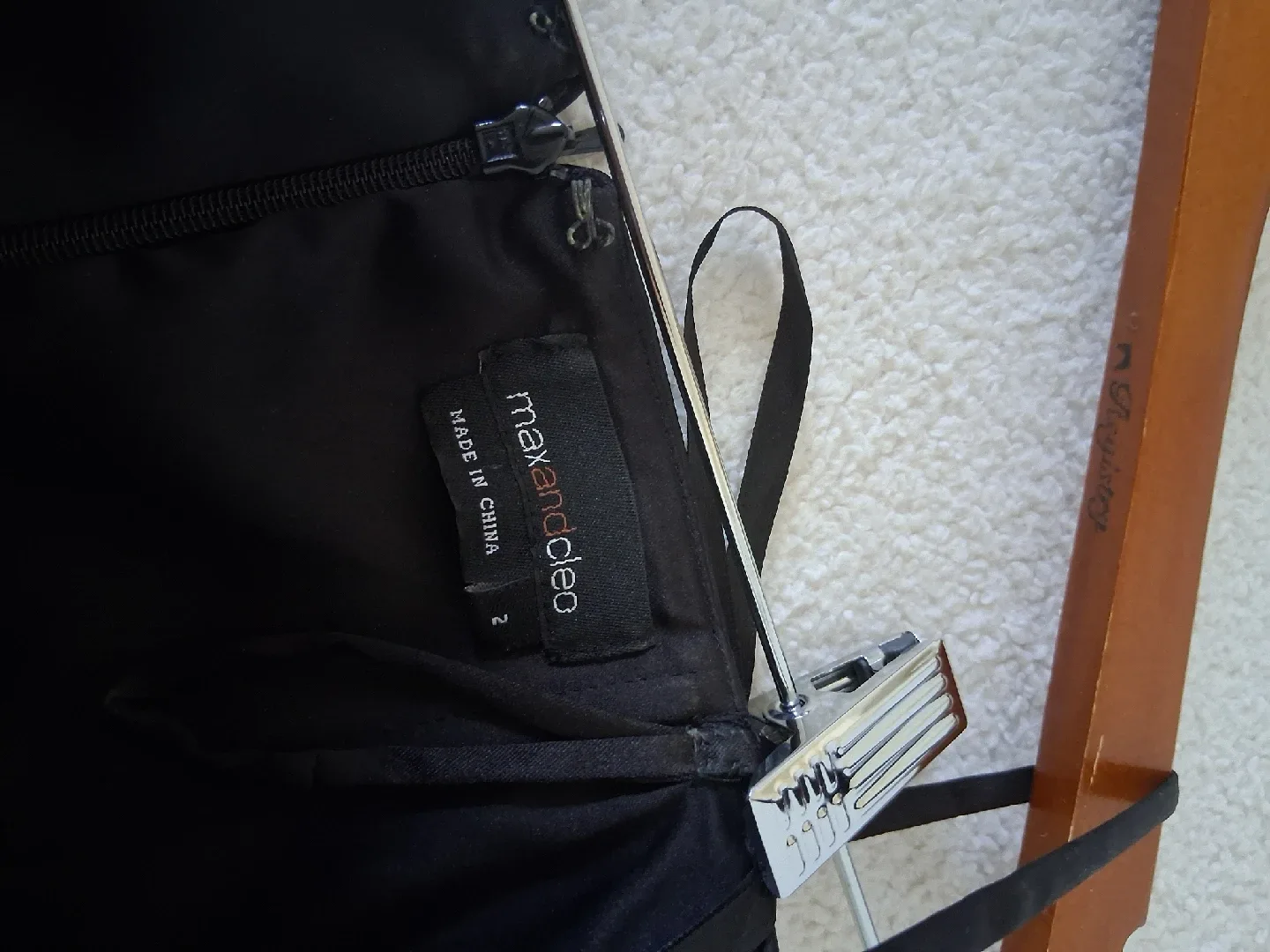 Max and Cleo Black Dress - Size 2 image indicator(5)