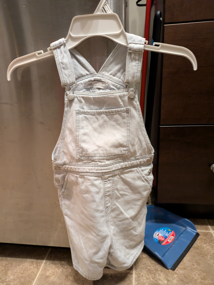 Zara Kids Denim Overalls - Size 5-6 Years