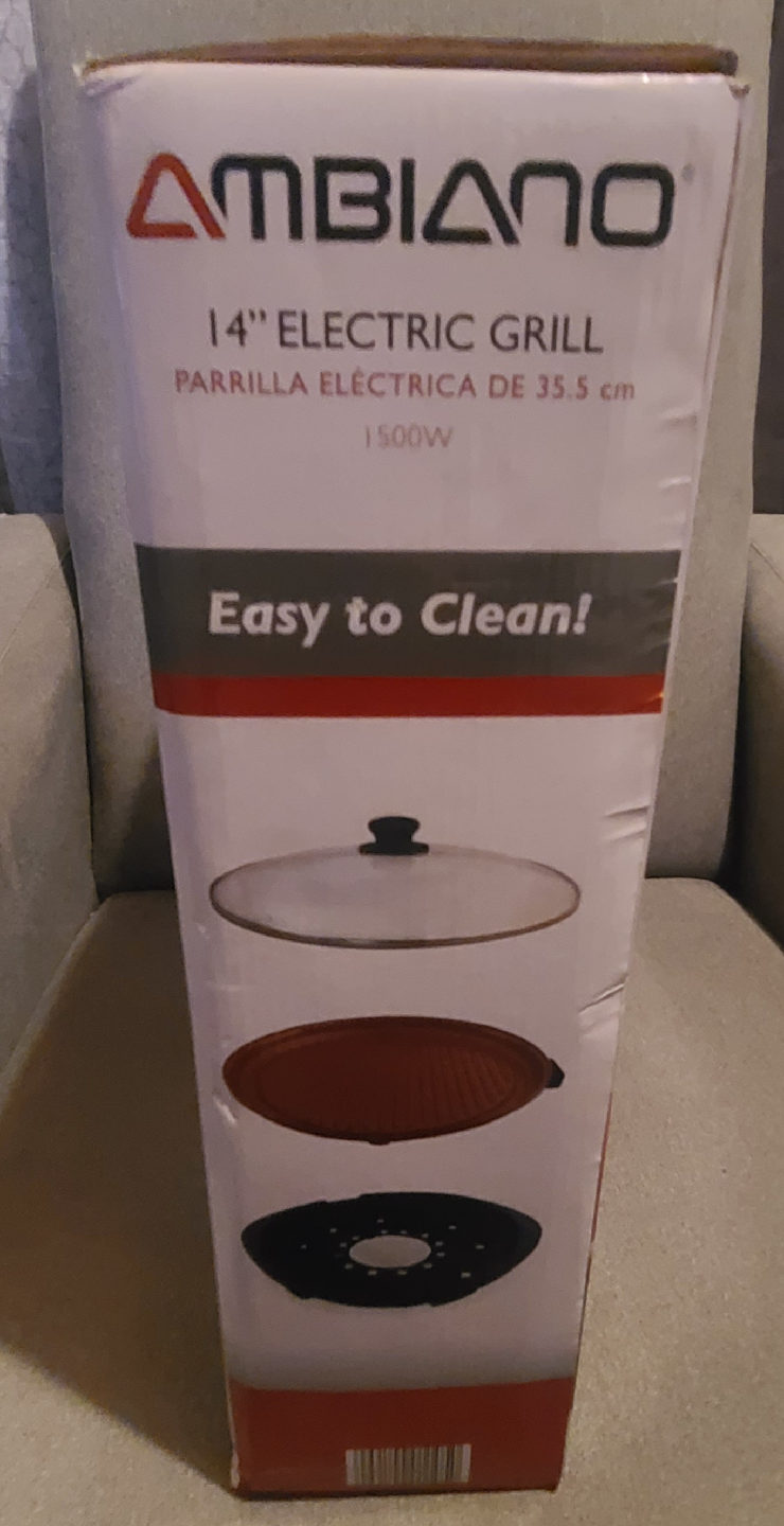 Ambiano 14" Electric Grill - New in Box! - photo 3