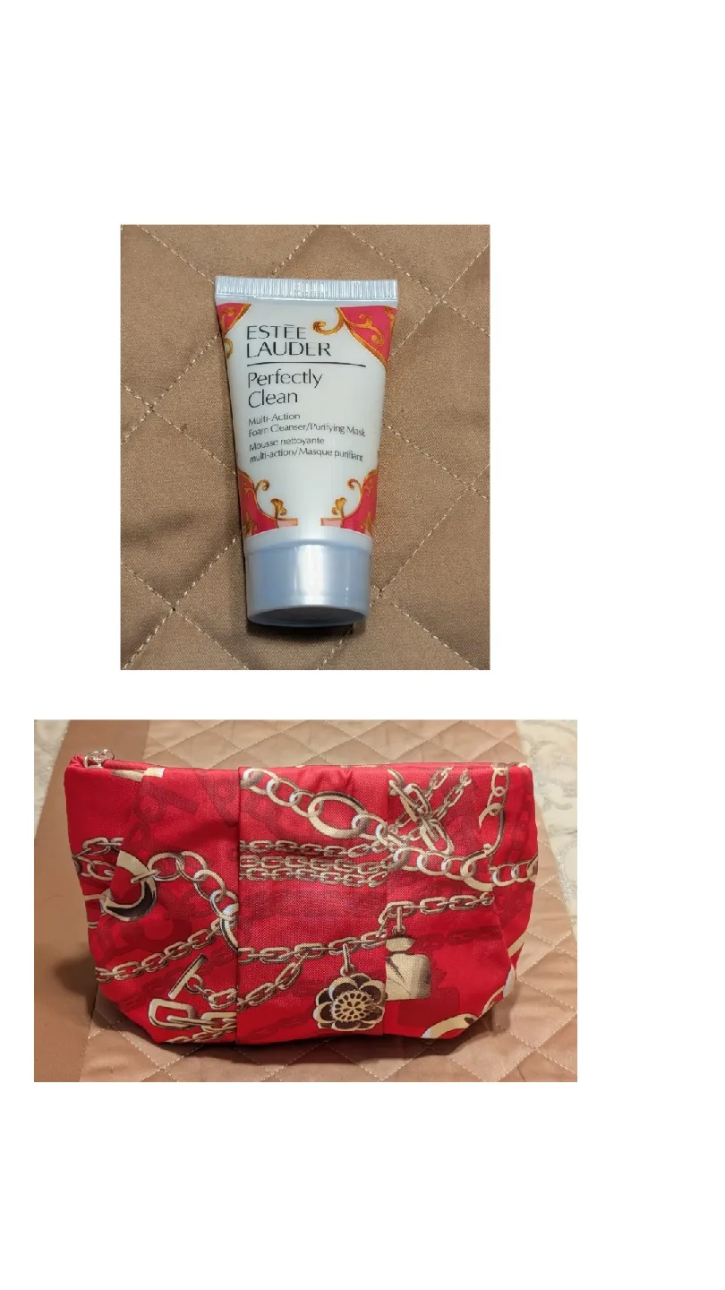 Estée Lauder Perfectly Clean Foam Cleanser & Red Bag image indicator(4)