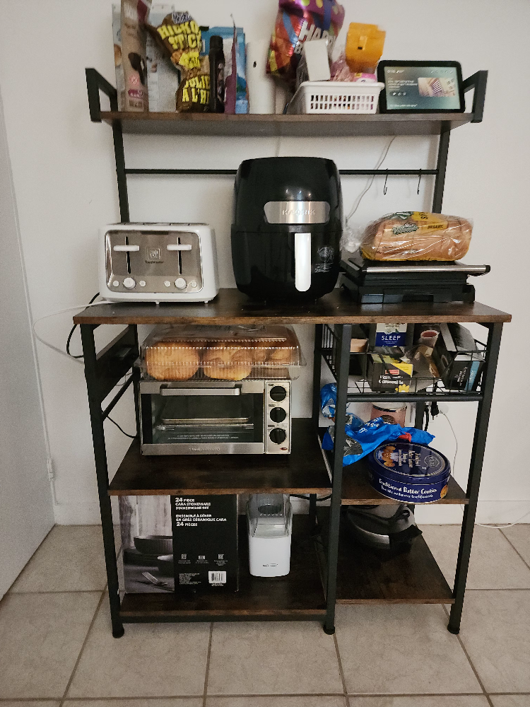 Bakers Rack Kitchen Shelf