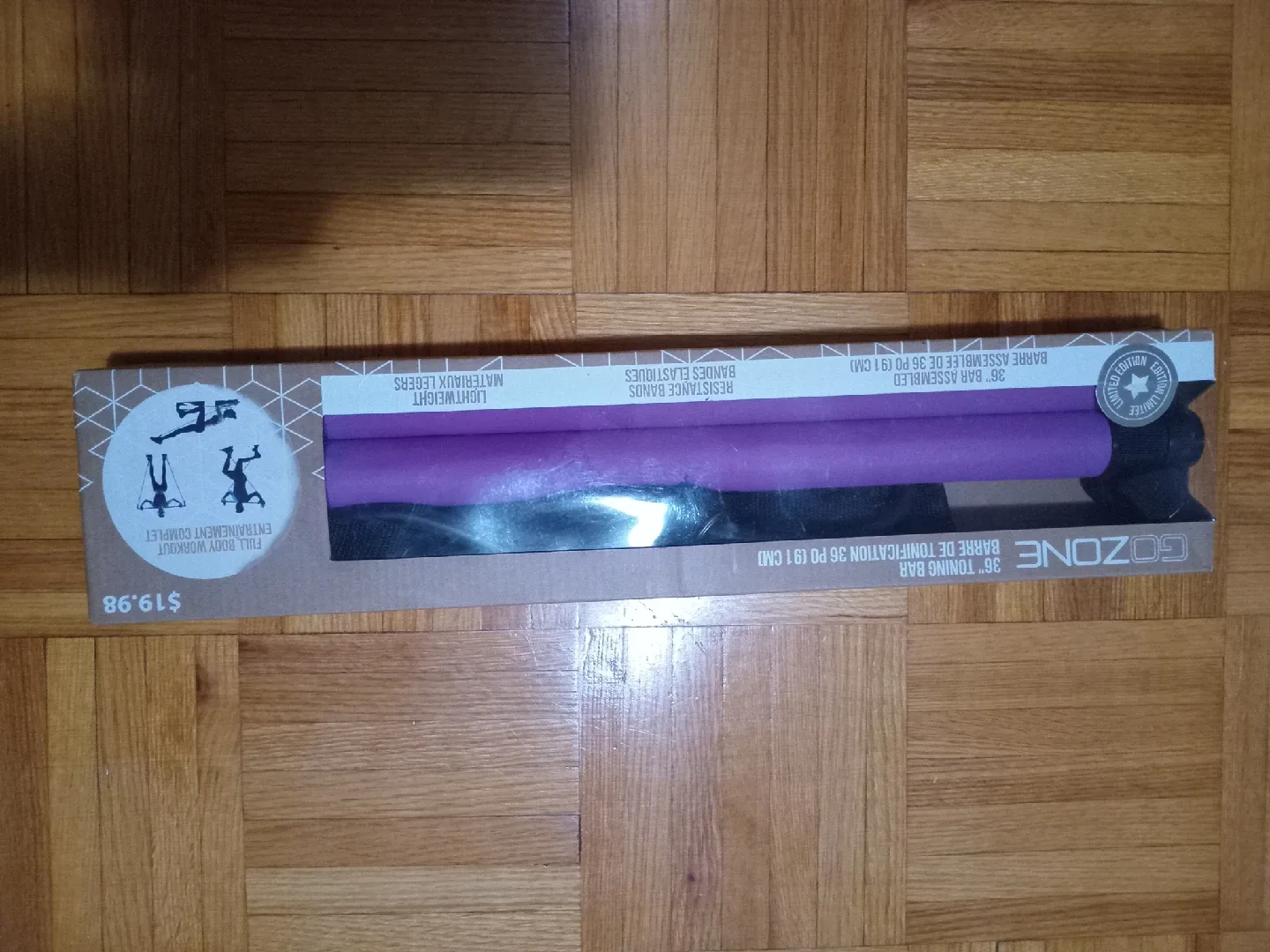 GOZONE 36" Toning Bar with Resistance Bands - New image indicator(3)