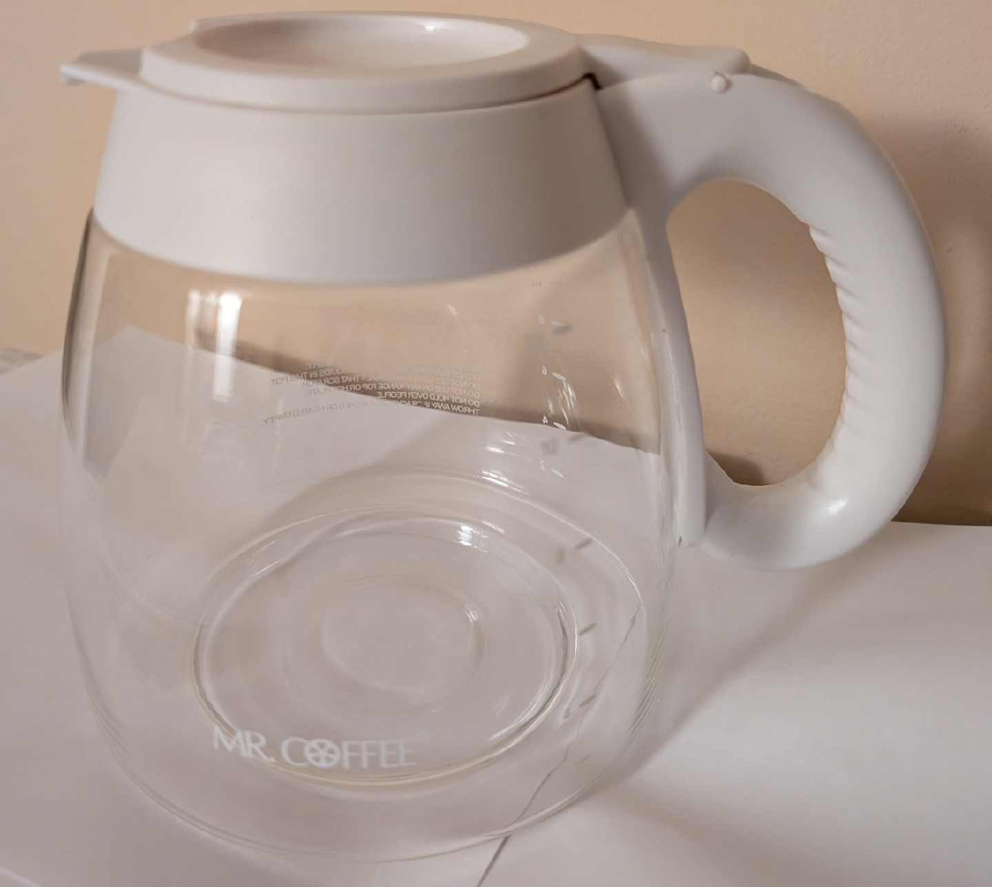 Carafe/Decanter for drip coffee maker: 12 cups