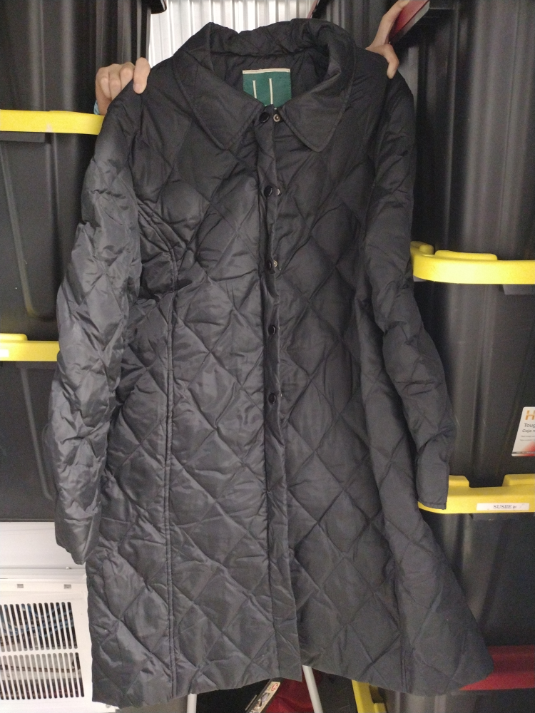 Larry Levine Down Coat - Black, XL