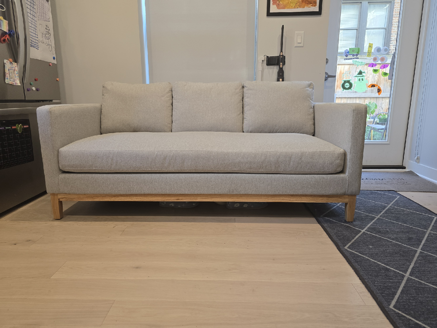 Modern Grey 3 Seat Sofa