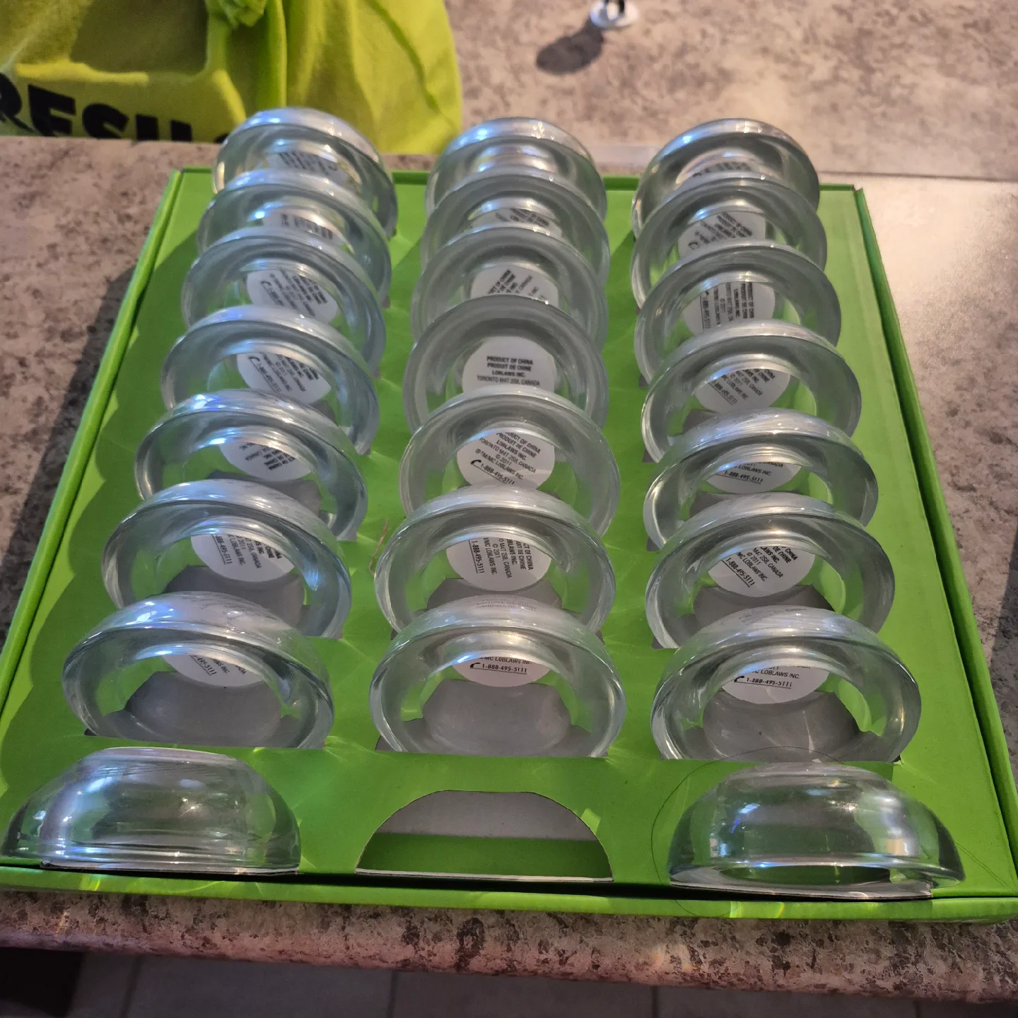 Everyday Essentials Clear Glass Candle Holders