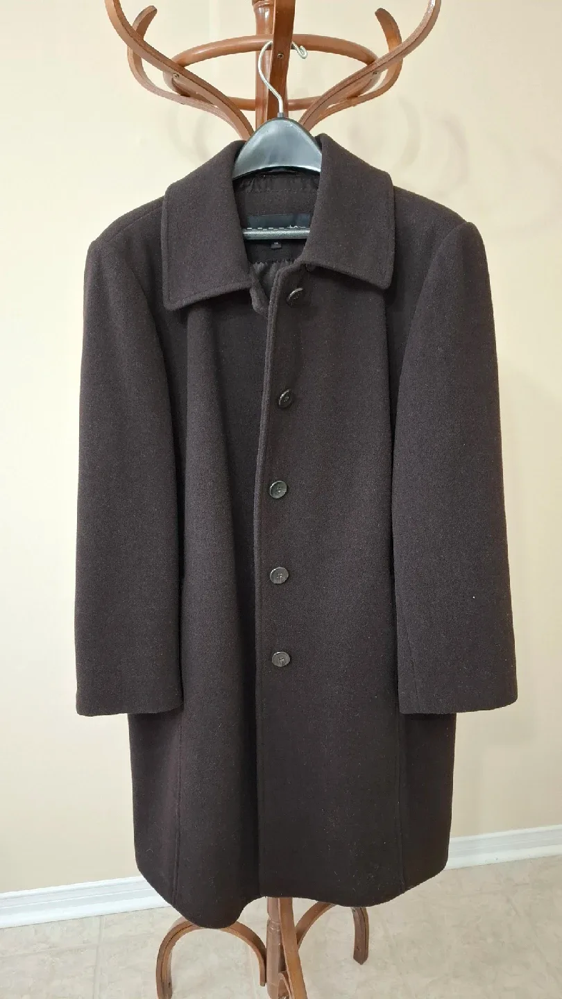 Brown Wool Blend Coat thumbnail