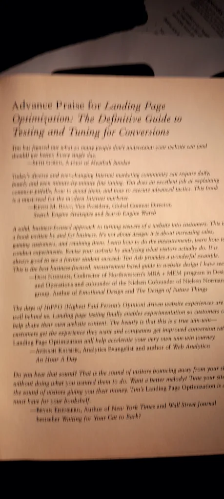 Landing Page Optimization by Tim Ash image indicator(2)