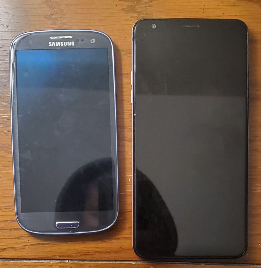 Samsung Galaxy S III & LG LM-Q720CS Phones