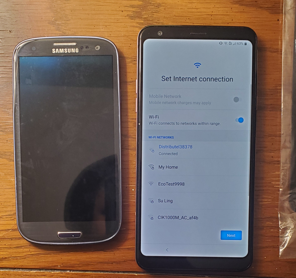 Samsung Galaxy S III & LG LM-Q720CS Phones - photo 3