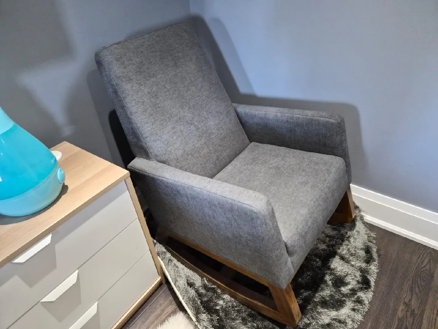 Structube Grey Nursery Rocking Chair