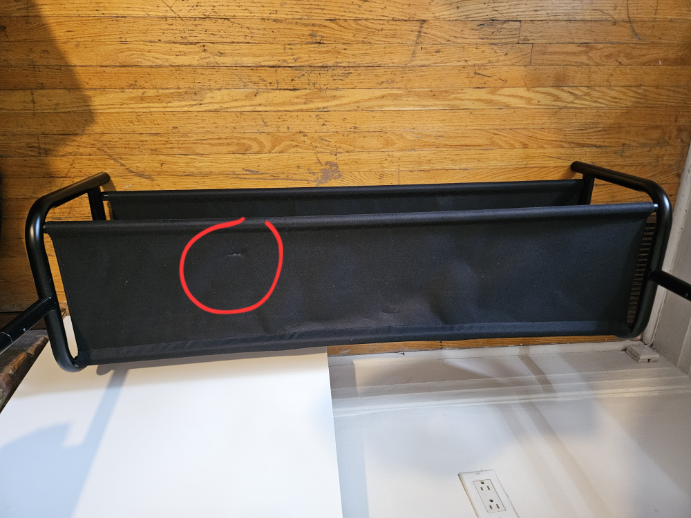 Black Metal Garment Rack with Shelves - photo 5