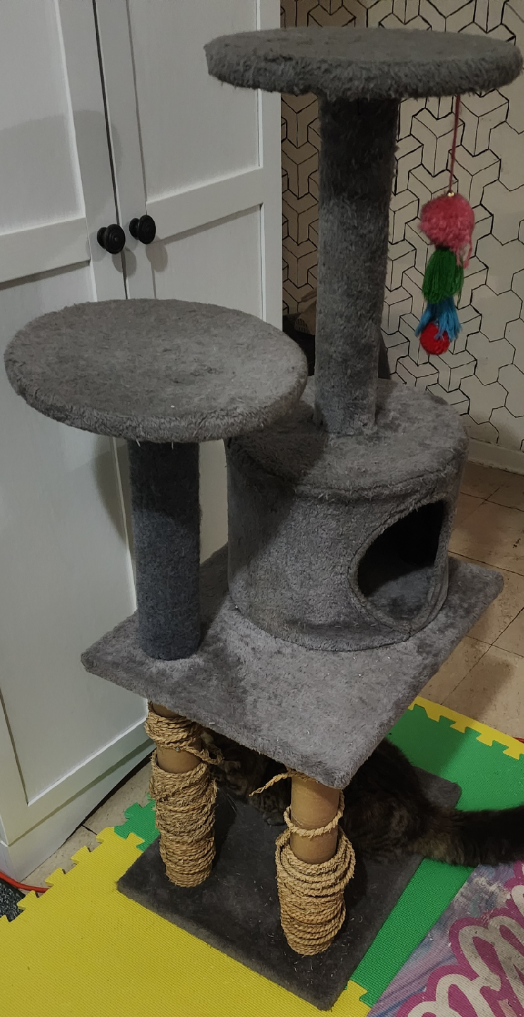 Used Cat Tree with Scratching Post - photo 2