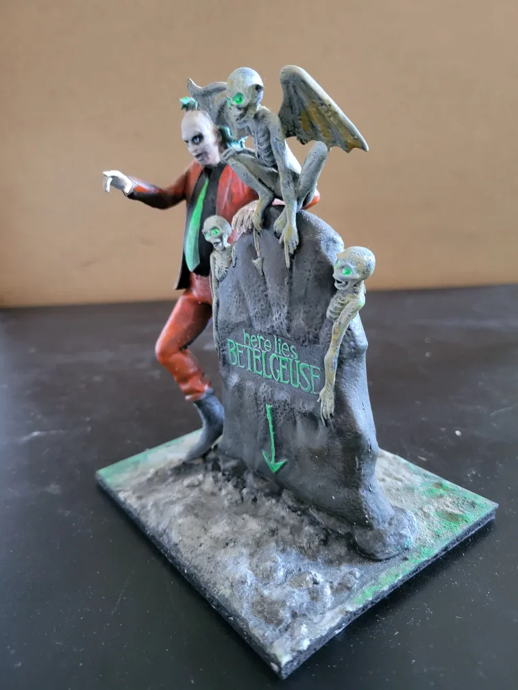 Beetlejuice 3D Printed Hand-Painted Figurine image indicator(4)