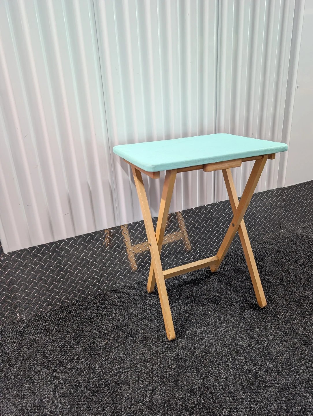 Folding Table - Light Blue