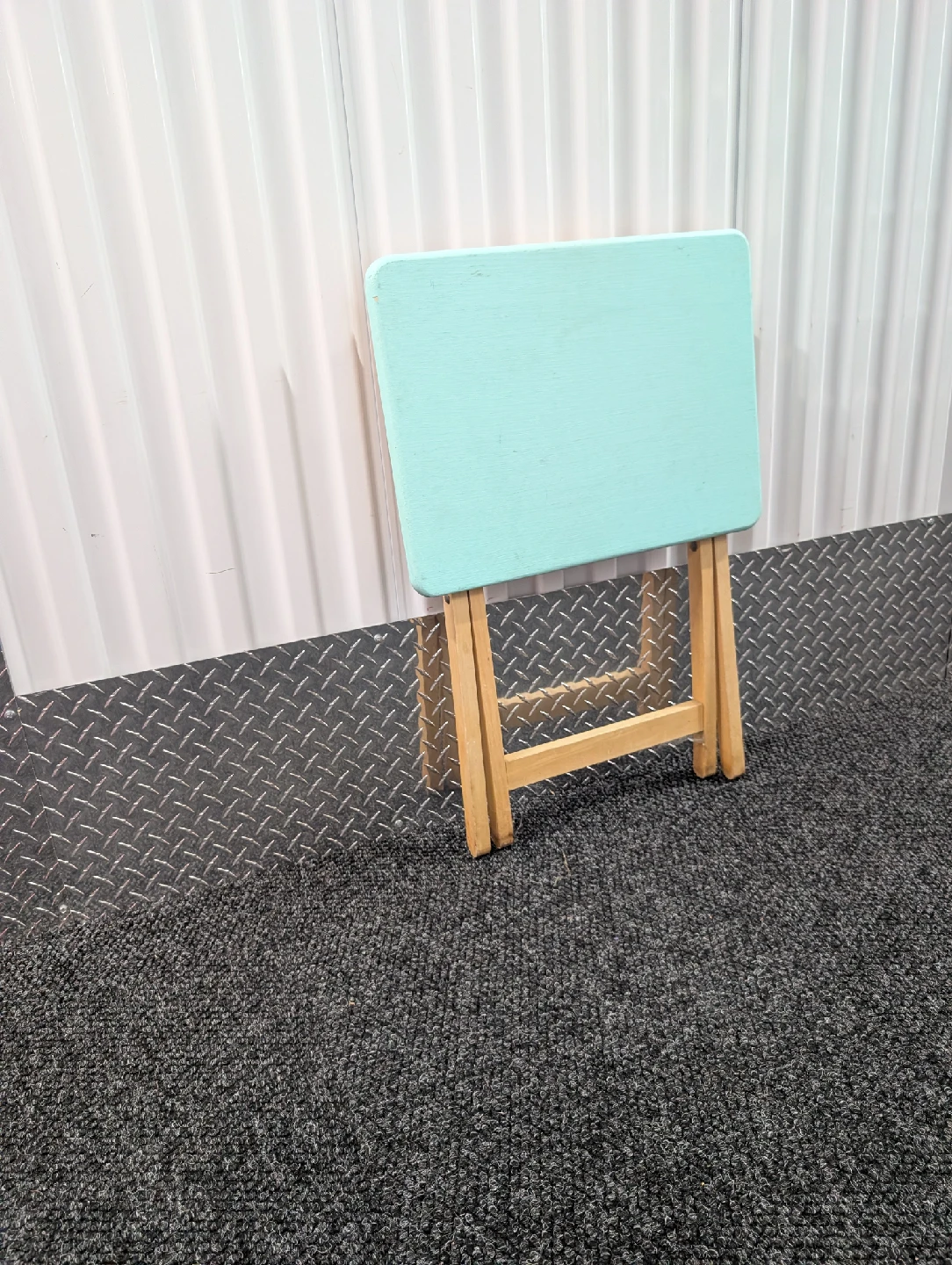 Folding Table - Light Blue - photo 2