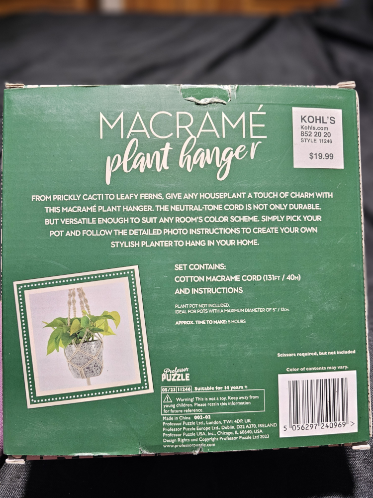 Macramé Plant Hanger - Crafted Home - photo 2