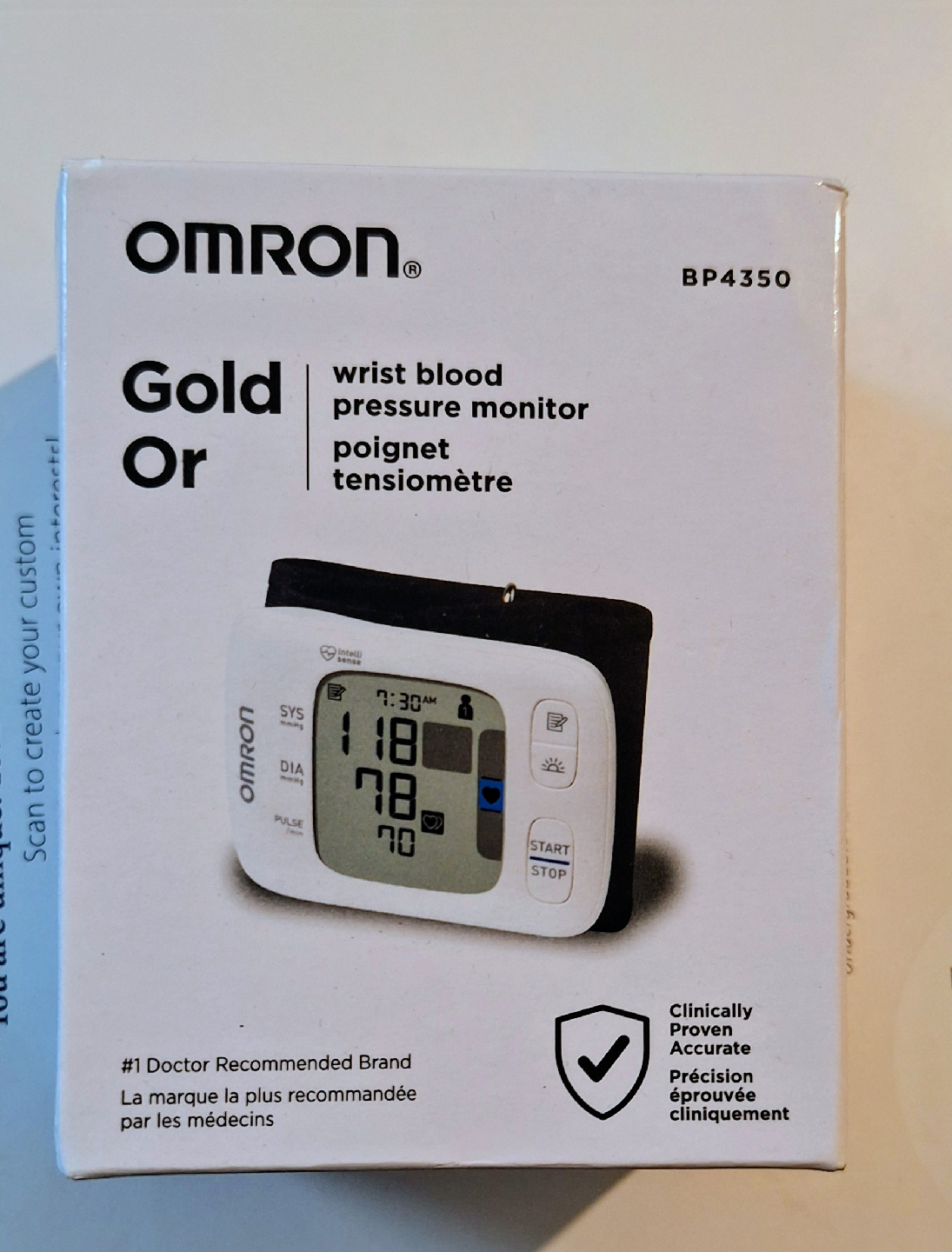 Omron Gold BP4350 Wrist Blood Pressure Monitor