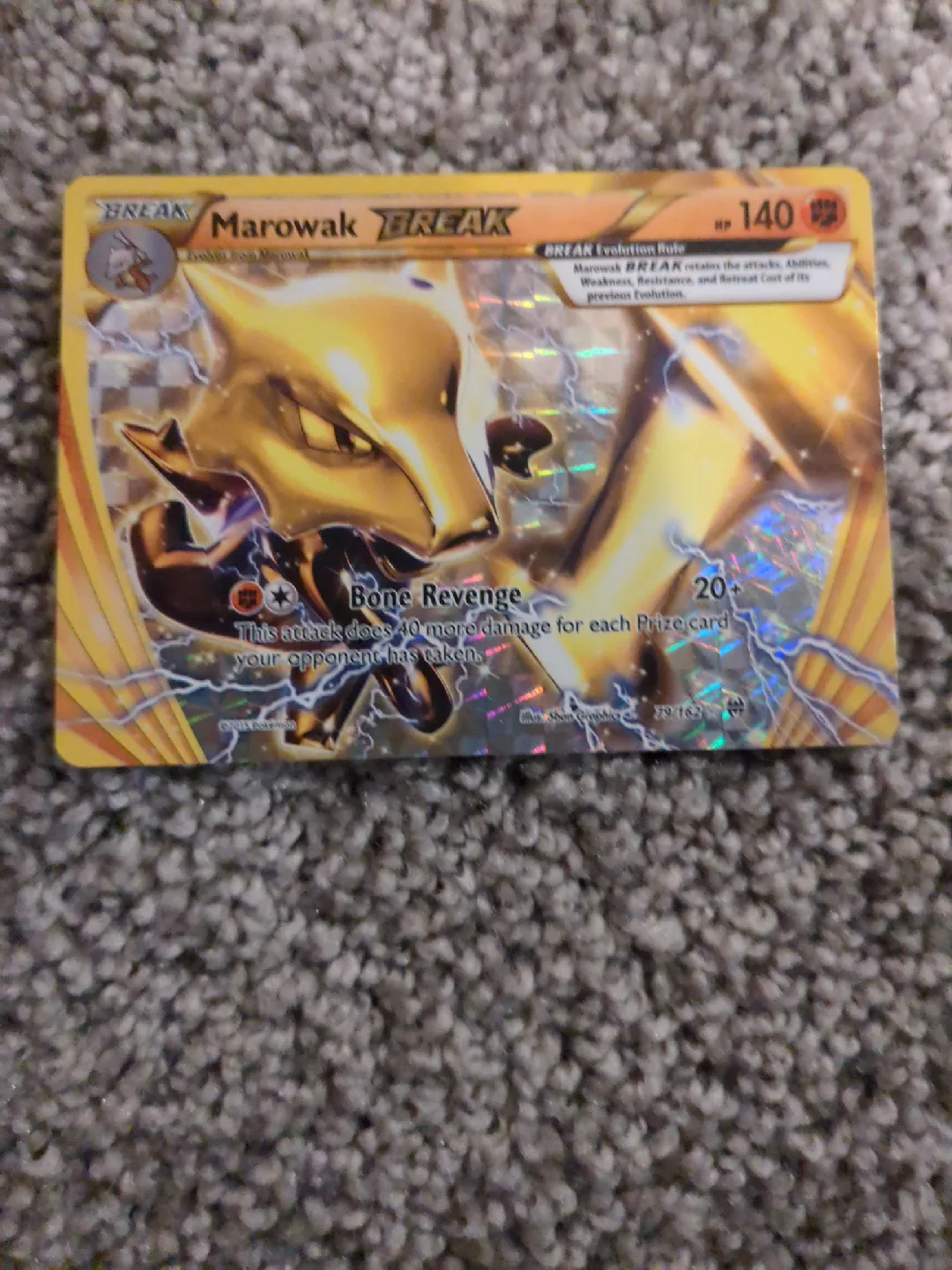 Marowak BREAK Pokemon Card image indicator(3)