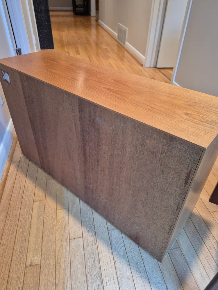 Vintage MCM Teak bookcase / book shelf image indicator(8)