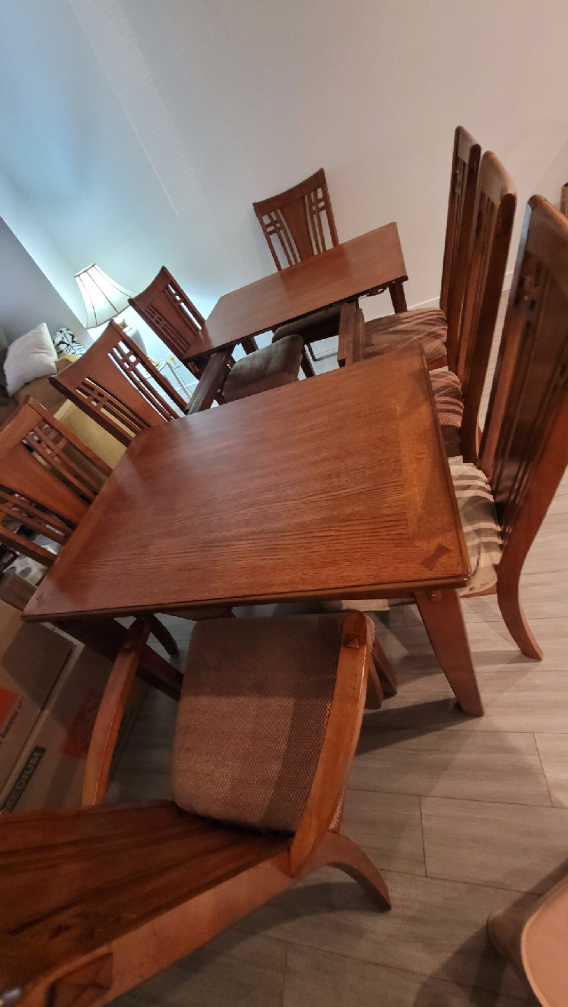 Wooden Dining Table with 6 to 8 Chairs - photo 2