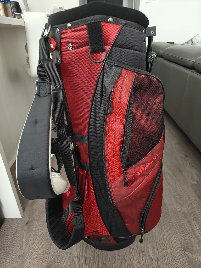 Wilson Golf Stand Bag - Red & Black image indicator(3)