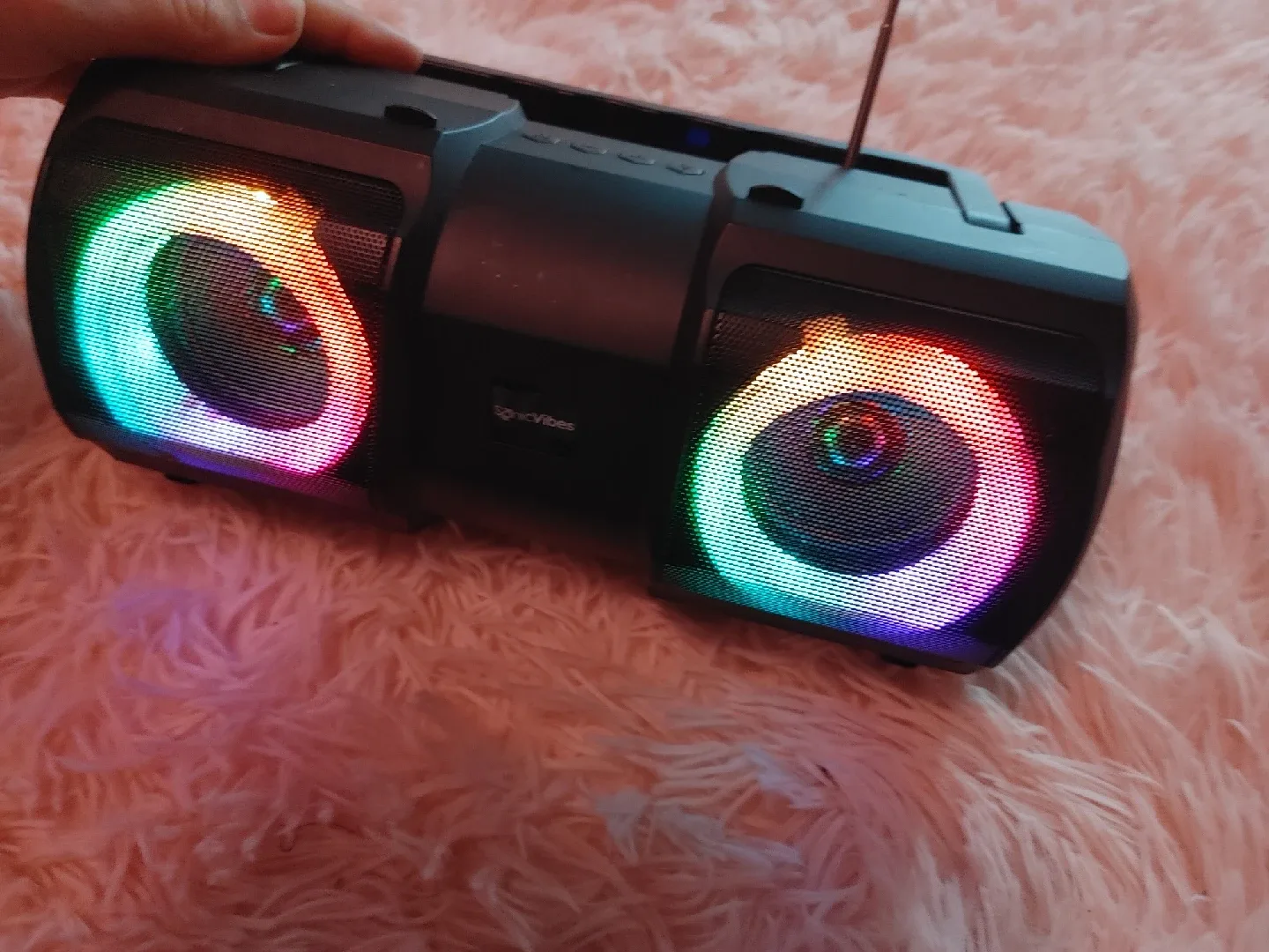 Sonic Vibes Portable Bluetooth Boombox image indicator(2)