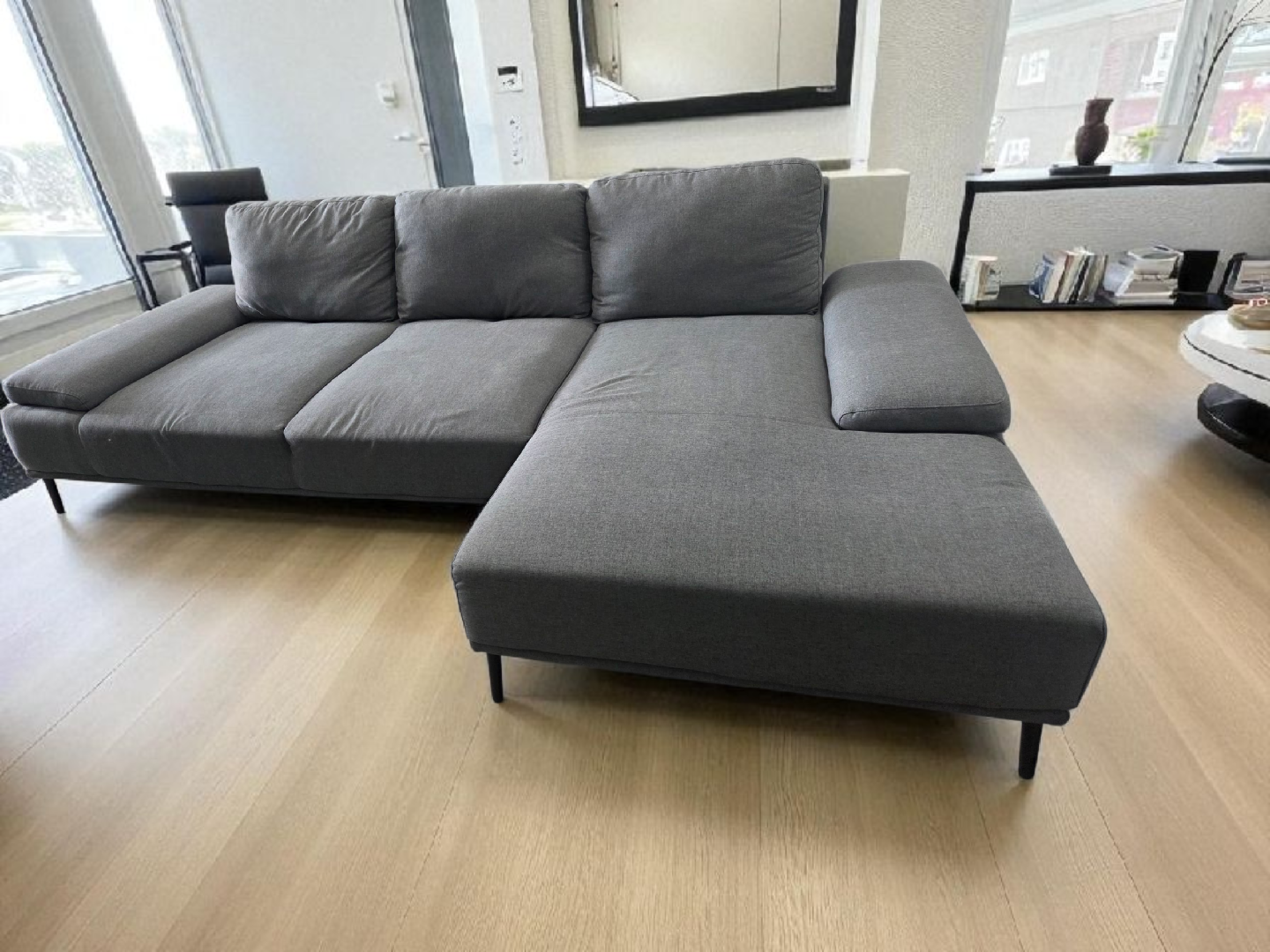 Modern grey sectional