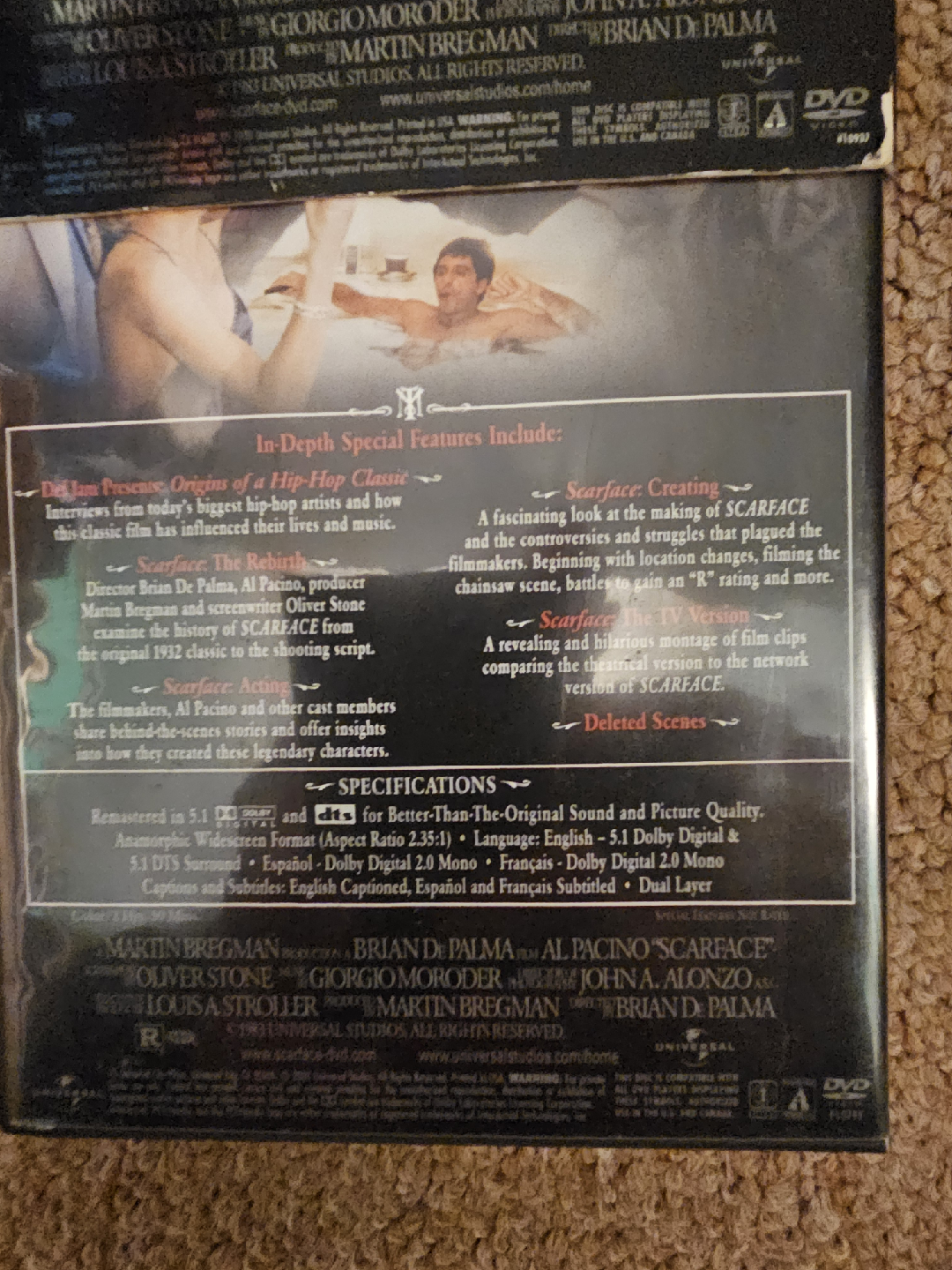 Scarface Two-Disc Anniversary Edition DVD - photo 4