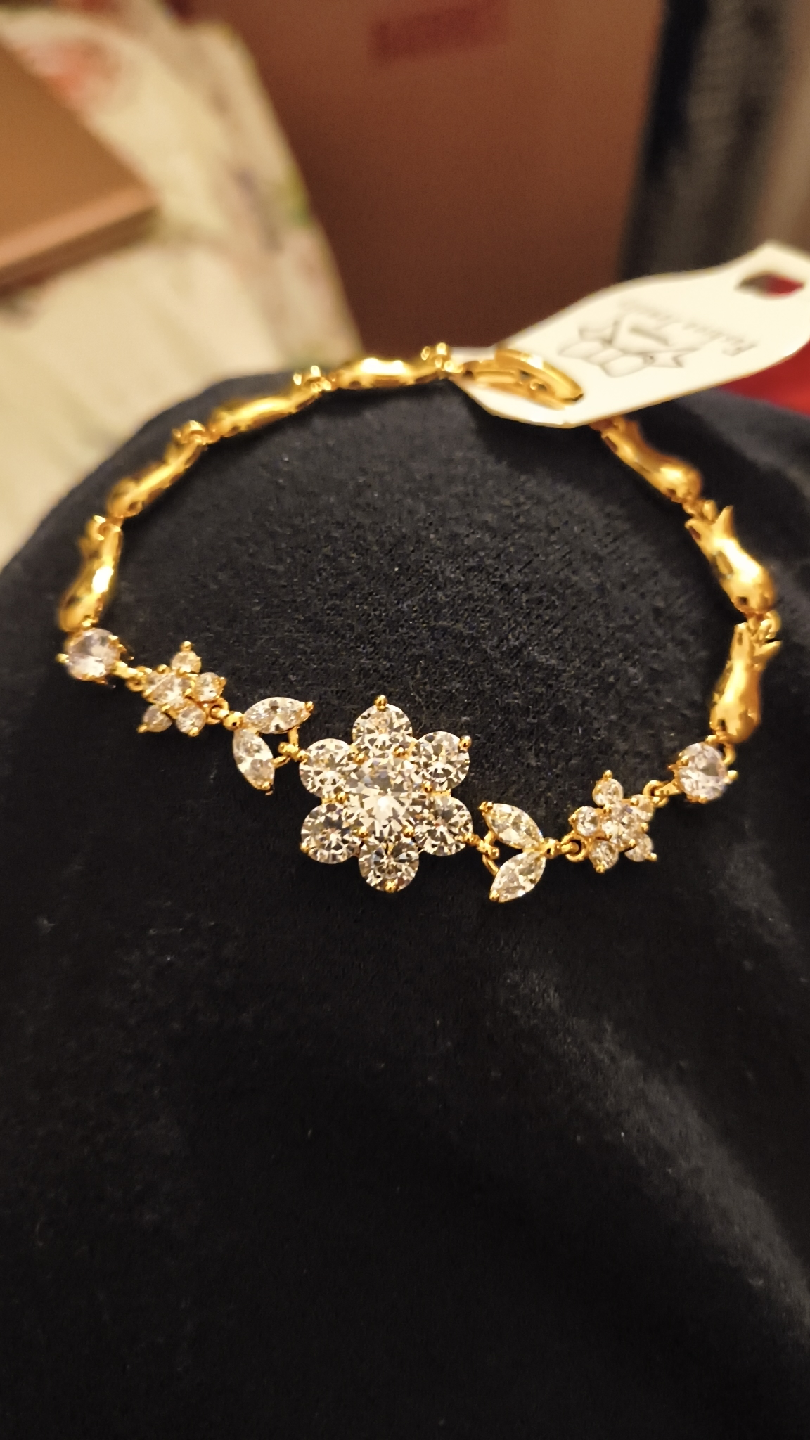 OST Gold Flower Bracelet - New