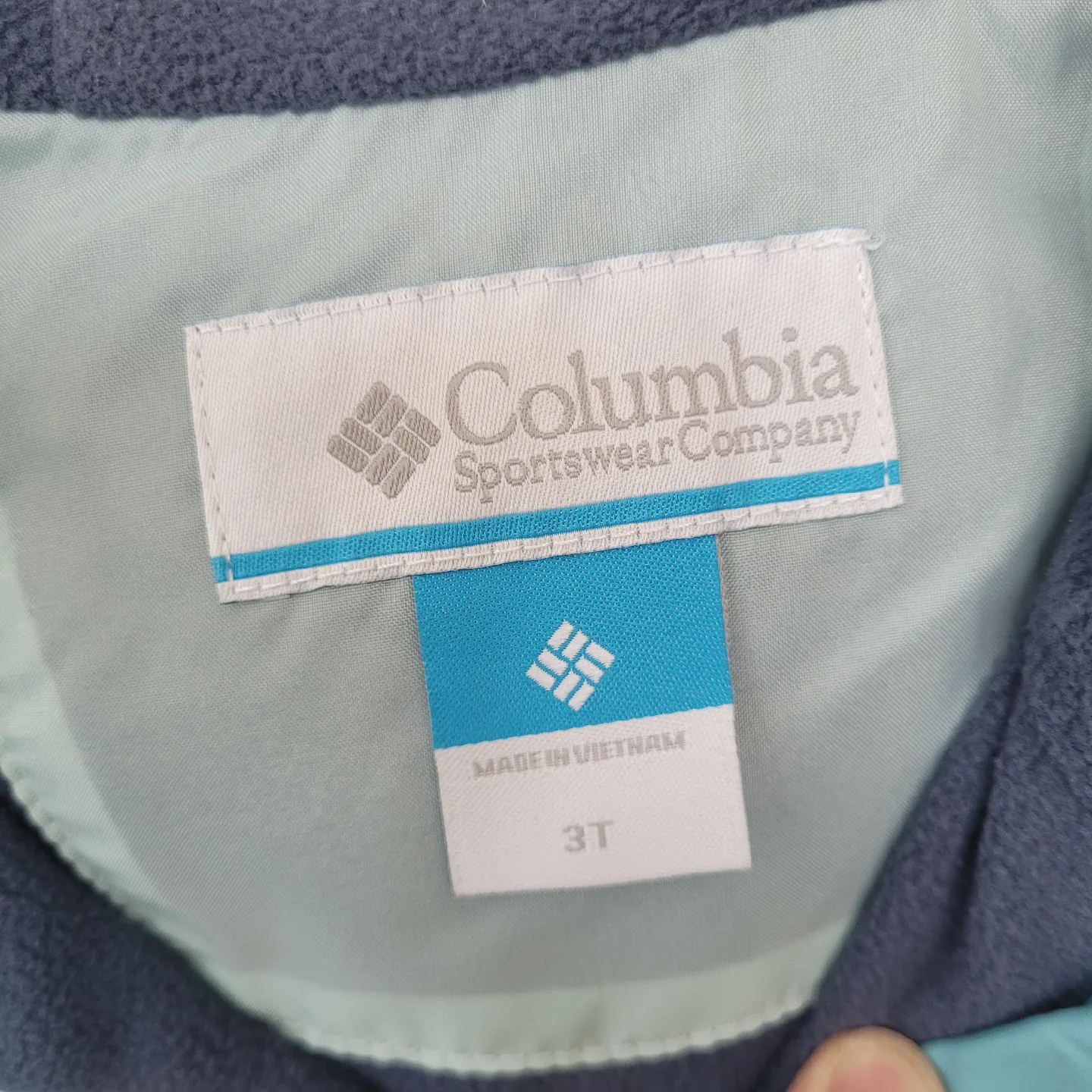 Columbia Toddler's 3T Rain Jacket - Turquoise image indicator(2)