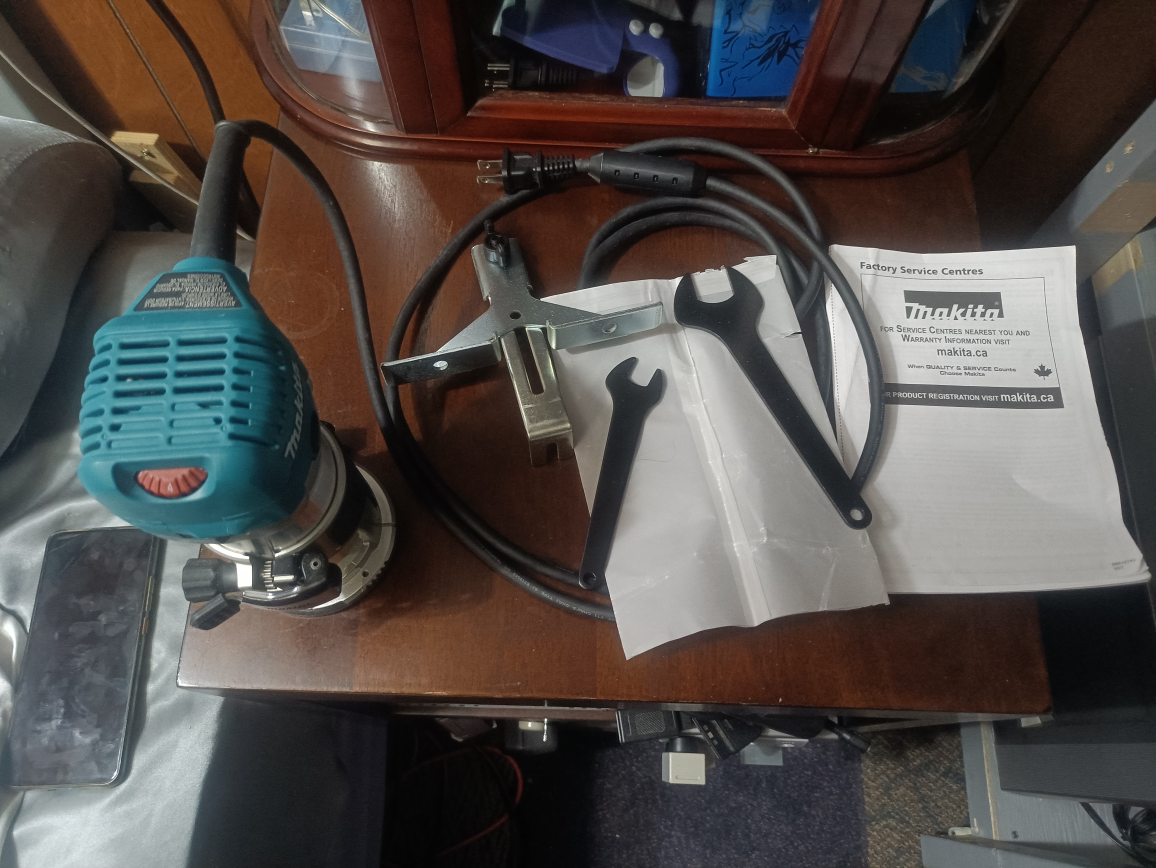 makita electric palm router mint condition - photo 2