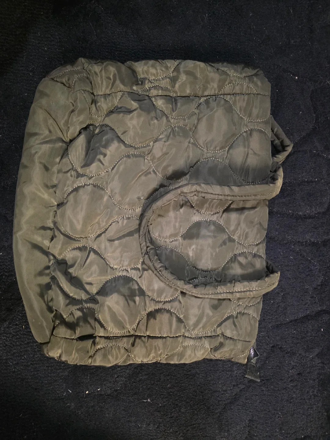 Olive Green Quilted Bag thumbnail