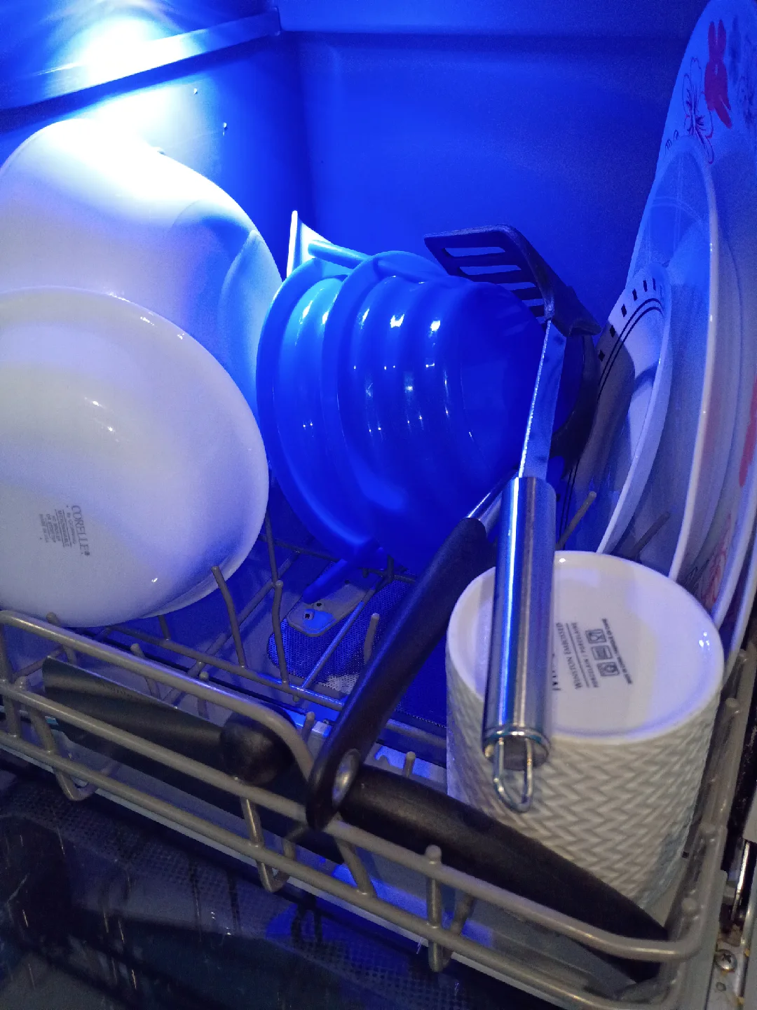 Airmsen countertop portable no connect dishwasher image indicator(3)