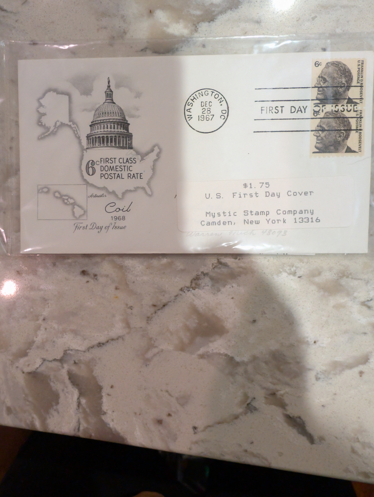 Mystic Stamp Company First Day Cover